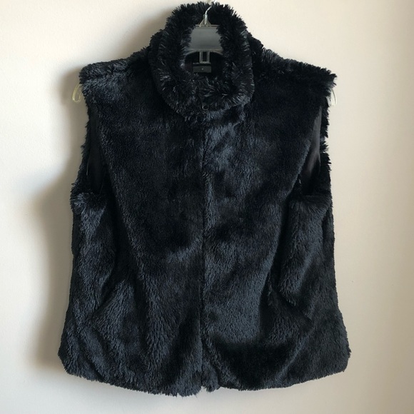 Cejon Jackets & Blazers - Cejon Black Faux Fur Vest Cejon Jackets & Blazers - Cejon Black Faux Fur Vest